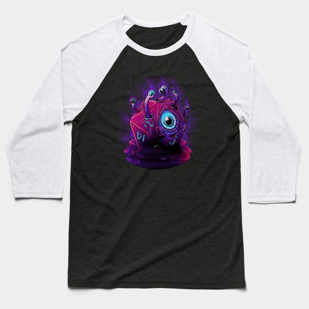 Eye Guy Baseball T-Shirt by stevenlefcourt